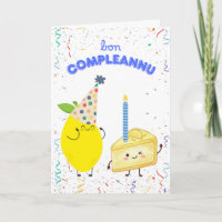 Sizilianische Geburtstagsgrüße Bon Compleannu Zitr