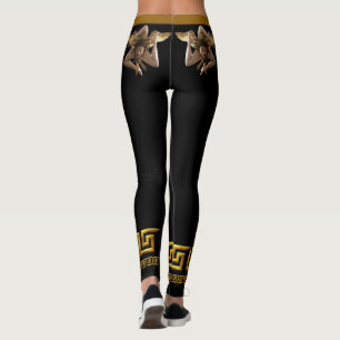 Sizilianische Goldene Medusa Athletische Leggings