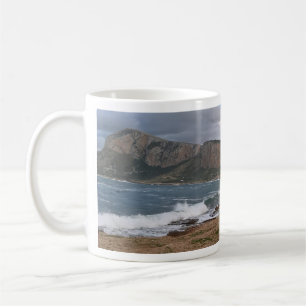sizilianische Küste. Kaffeetasse