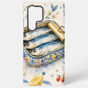 Sizilianische Sardinen-Wasserfarben-Kunst Samsung Galaxy Hülle