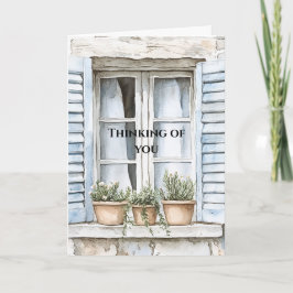 Sizilianische Window-Pflanze Denken Sie an Sie Karte