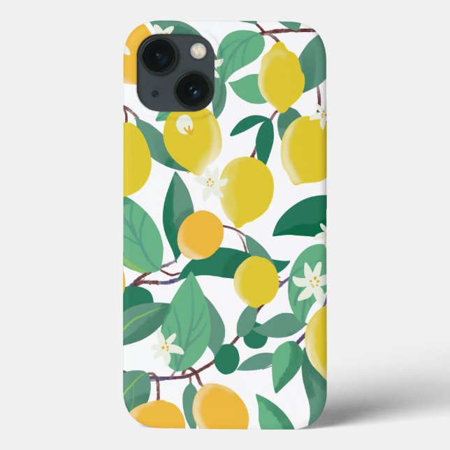 Sizilianische Zitronen Case-Mate iPhone Hülle (Rückseite)