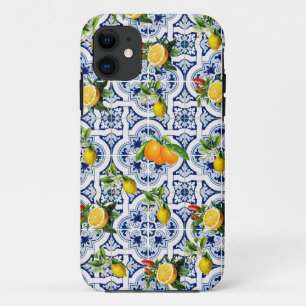 Sizilianische Zitronen und Orangen Vintag Case-Mate iPhone Hülle