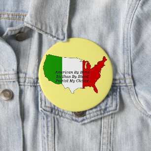 Sizilianischer amerikanischer italienischer Patrio Button