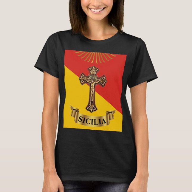 Sizilianischer Crucifix-T - Shirt (Vorderseite)