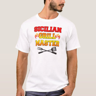 Sizilianischer Grill-Meister T-Shirt