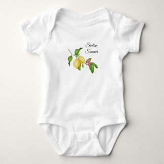 Sizilianischer Sommerlemonbaum  Baby Strampler