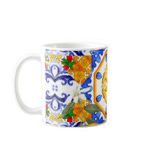 sizilianischer Stil, Zitronen, Majolika