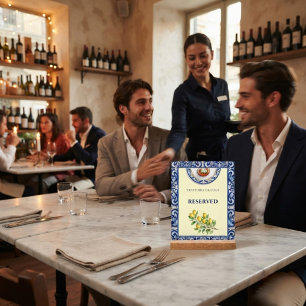 Sizilianisches Arancini Reserviert Acryl-Schild Acrylschild