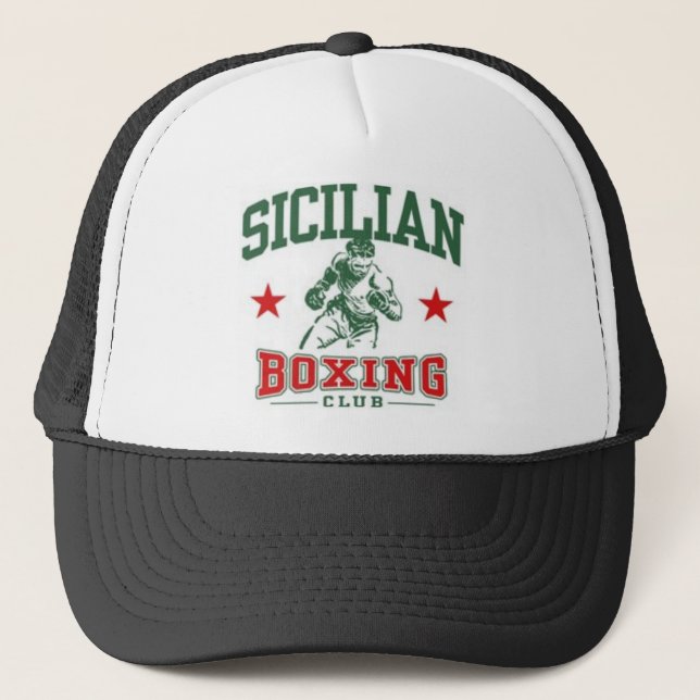 Sizilianisches Boxing Truckerkappe (Vorderseite)