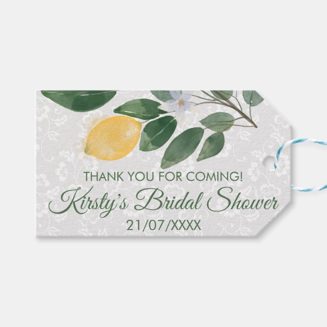 Sizilianisches Brautparty Geschenkanhänger (Vorderseite (Horizontal))