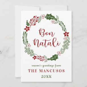 Sizilianisches Frohes Weihnachtsfest, Benutzerdefi Feiertagskarte