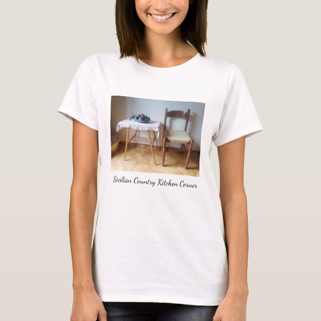 Sizilianisches Landküchen-Eck T-Shirt (Vorderseite)