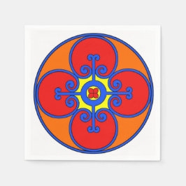 Sizilianisches Mittelmeer-Design Serviette