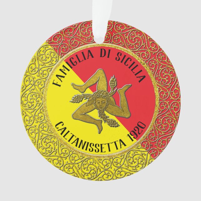 Sizilianisches Trinacria Ornament (Vorderseite)