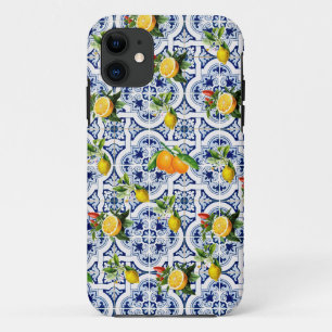 Sizilianisches Zitronenmuster Case-Mate iPhone Hülle