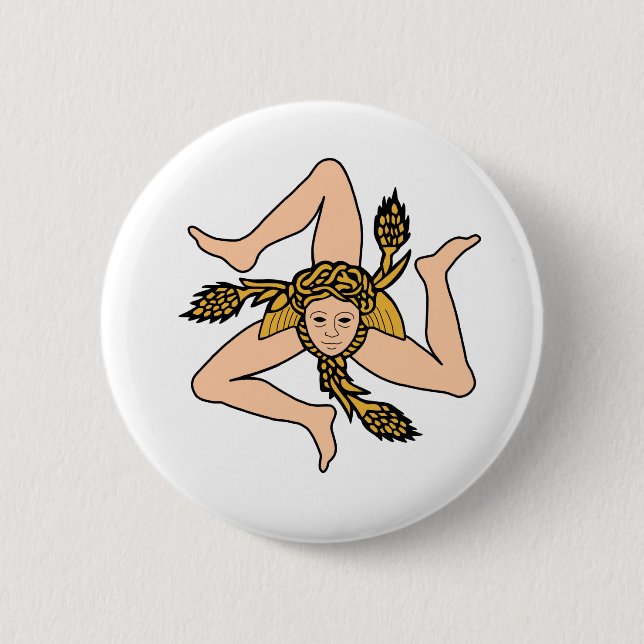 Sizilien Button (Vorderseite)