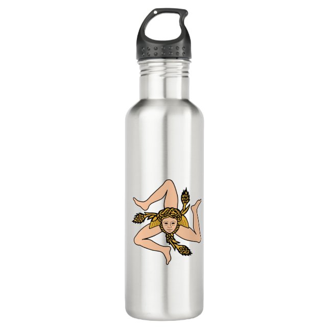 Sizilien Edelstahlflasche (Vorderseite)