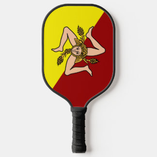 Sizilien-Flagge (italienische Region) Pickleball Schläger