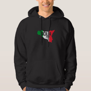 Sizilien Flagge Sizilien Palermo Italien 29 Hoodie