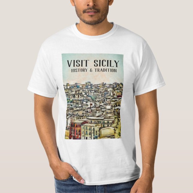 Sizilien - GESCHICHTE UND TRADITION T-Shirt (Vorderseite)