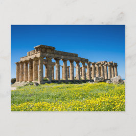 Sizilien - Heratstempel auf der Postkarte von Seli