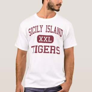 Sizilien-Insel - Tiger - hoch - Sizilien-Insel T-Shirt