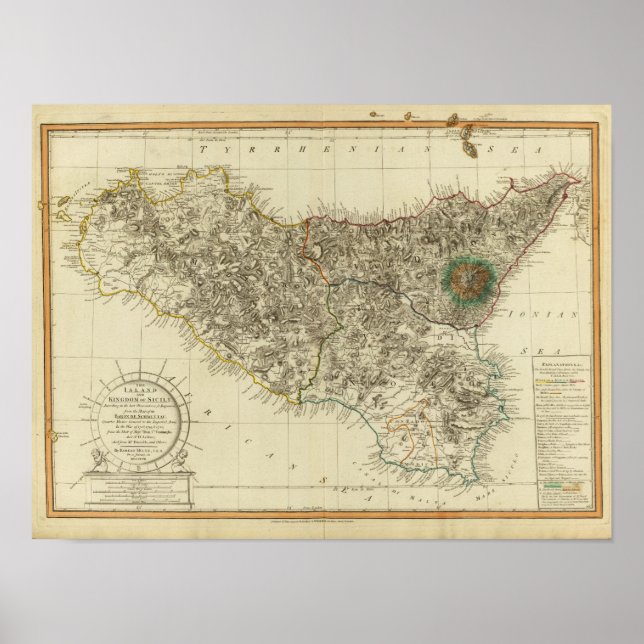 Sizilien, Italien Poster (Vorne)