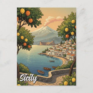 Sizilien Italien Postkarte