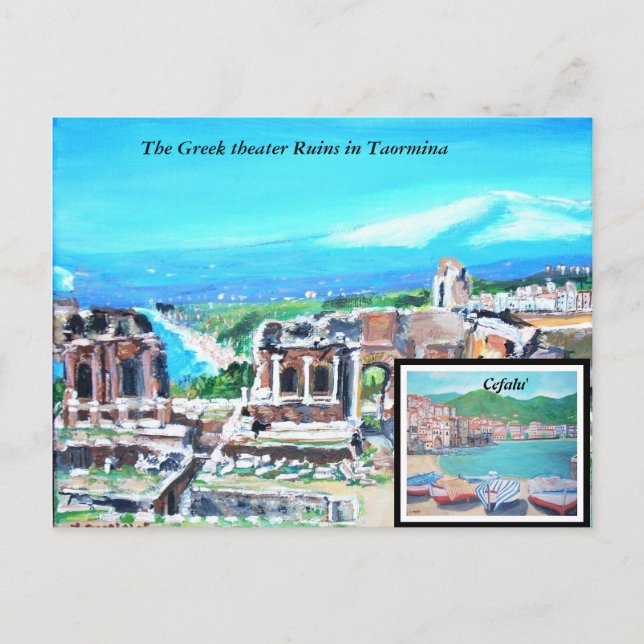 Sizilien, Italien - Postkarte (Vorderseite)