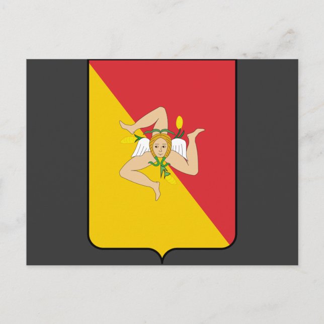 Sizilien, Italien Postkarte (Vorderseite)
