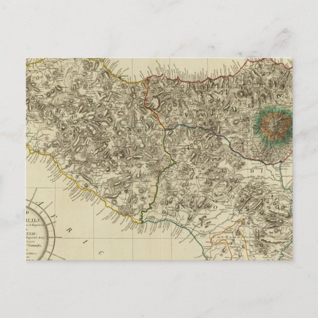 Sizilien, Italien Postkarte (Vorderseite)