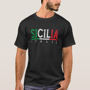 Sizilien Italienische Flagge Siziliens Proud sizil T-Shirt