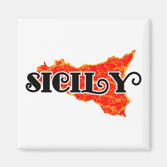 Sizilien Magnet (Vorne)