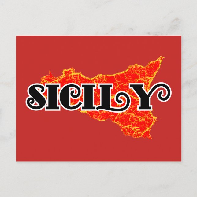 Sizilien Postkarte (Vorderseite)