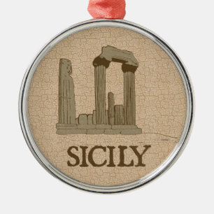 Sizilien Premium-Ornament Ornament Aus Metall