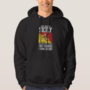 Sizilien Sizilianische Flagge Hoodie