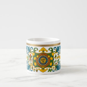 Sizilien Sizilianisches Muster Espresso-Tasse Espressotasse