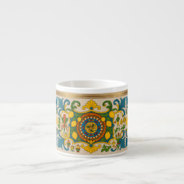 Sizilien Sizilianisches Muster Espresso-Tasse Espressotasse