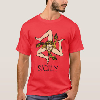 Sizilien - sizilianisches Triskelion Shirt