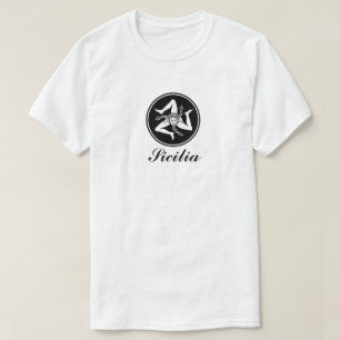 Sizilien Trinacria Ihr Text T-Shirt