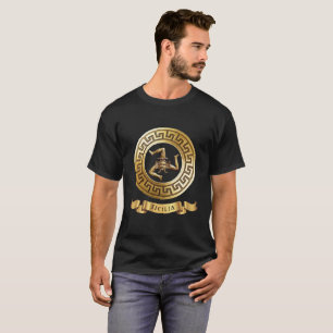 Sizilien (Trinacria-Symbol) Golden T-Shirt