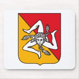 Sizilien-Wappen Mousepad