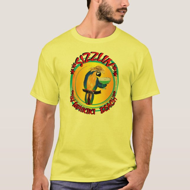 SIZZLIN PARROTS T-Shirt (Vorderseite)