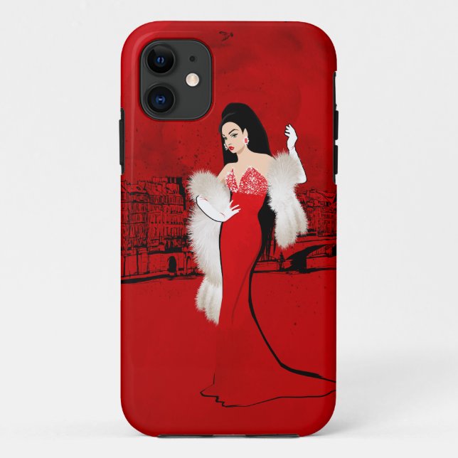 Sizzling in Paris Case-Mate iPhone Hülle (Rückseite)