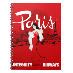 Sizzling in Paris kleines Notizbuch Notizblock