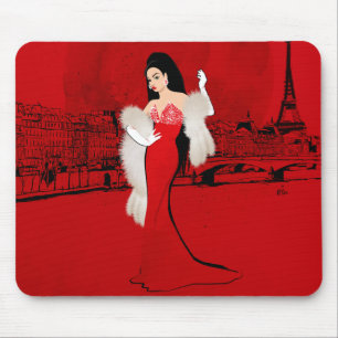 Sizzling in Paris Mousepad