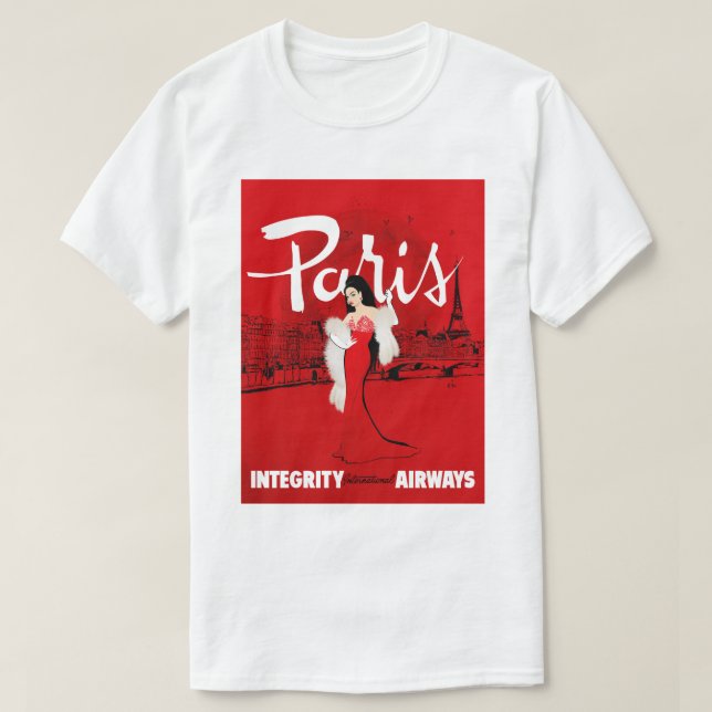 Sizzling in Paris T-Shirt (Design vorne)