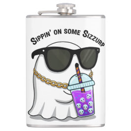 Sizzurp Ghost Kawaii Flask Flachmann