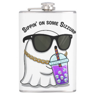 Sizzurp Ghost Kawaii Flask Flachmann